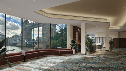 The Tower Hotel meeting room with Tower Bridge view